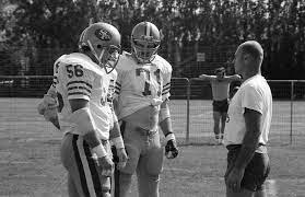 Fred Quillan Keith Fahnhorst And Bobb Mckittrick 49ers Players San Francisco 49ers Football Helmets