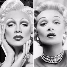 Your jawline, cheeks, outer edges of your. Br Miss Fame As Marlene Dietrich Pale Panda