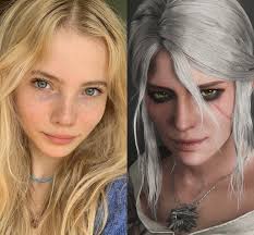 Young Ciri Netflix version vs Teenager Game version : rwitcher