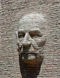 Wall Face Street Art Brick Art Sculpture Art