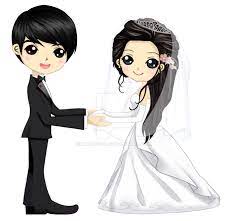 Monmon S Wedding Chibi By Xianlieda Wedding Couple Cartoon Wedding Caricature Wedding Drawing