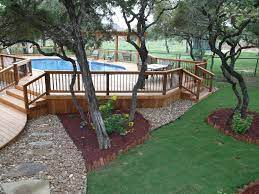 Maybe you would like to learn more about one of these? Oval Above Ground Pool With Deck Traditional Pool Austin By The Above Ground Pool Spa Company Houzz