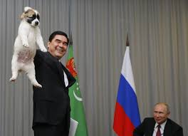 Photos of putin with his dogs are almost as prevalent as the long photographic history of him trying to manly. Photos Vladimir Putin Gets A Puppy As A Gift From Turkmen President