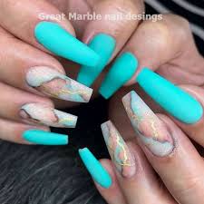 700 x 700 jpeg 27 кб. 25 Marble Nail Design With Water Nail Polish 1 Teal Acrylic Nails Aqua Nails Teal Nails
