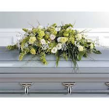 Maybe you would like to learn more about one of these? Green And White Casket Spray Flower Shop Salt Lake City Ut The Art Floral