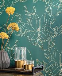 Entspricht die grüne mustertapete der qualität, paisley die sie für diesen preis haben möchten? Tapete Mali Grun Von Casadeco Aus Der Kollektion Idylle Tapeten Tapete Grun Haus Deko