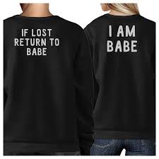 If Lost Return To Babe Funny Couples Matching Sweatshirts Pullover
