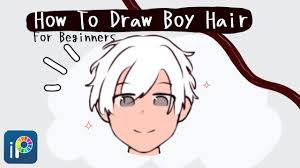 Now finish up the bottom row. Ibispaint How To Draw Boy Hair For Beginners Youtube