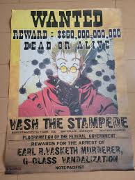 Trigun wanted poster