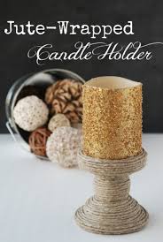 Jute Wrapped Candle Holder Endlessly Inspired