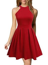 Berydress Women S Halter Neck Backless Red Cocktail Party Dress Us4 6019 Red Black Cocktail Party Dress Cute Dresses For Party Red Dress Short