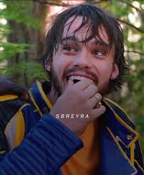 Ben with A Beard and Fangs