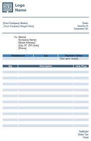 12 Free Service Invoice Templates Word Excel
