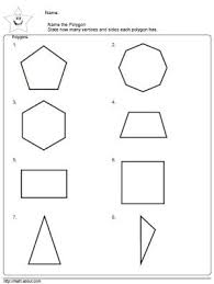 Teach The Kids Polygons With These Nifty Worksheets For 2nd Grade Geometry Worksheets Angles Worksheet 2nd Grade Math