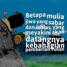 Hasil gambar untuk kata mutiara kesabaran hidup