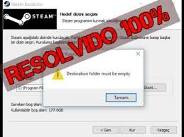 Error is directory must be empty. Fortnite Directory Must Be Empty