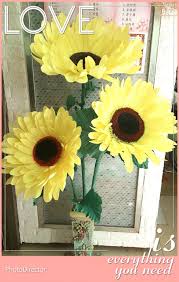 sunflower giant flower 向日葵巨型花 creative painting giant flowers creative