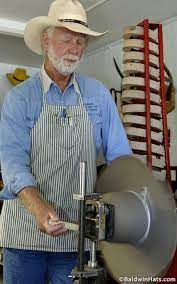 Making Hats Baldwin S Custom Hat And Boot Co