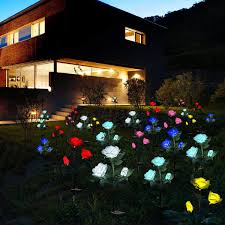 And also you'll learn what makes a solar powered garden light. Xlux Outdoor Decorative Solar Rose Led Lights Solar Flower Lights Solar Powered Garden Lights Outdoor Solar Lights
