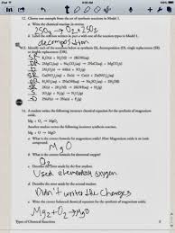 Learn about the different types of chemical reactions and get examples of the reaction a chemical reaction is a process generally characterized by a chemical change in which the starting materials (reactants) are different from the. Chem Blog Types Of Chemical Reactions Pogil