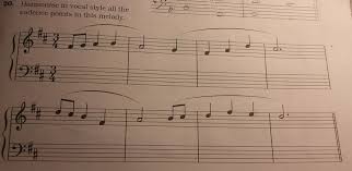 The use of the first three cadences in minor keys. Ameb Grade 4 Theory Question Harmonising Cadence Points In A Melody Music Practice Theory Stack Exchange