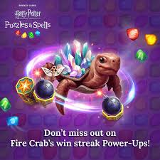 Are you a true potterhead? Harry Potter Puzzles Spells Haven T Collected Fire Crab Yet There S Still Time To Unlock This Magical Creature With Incredible Win Streak Power Ups Limited Time Album Leaves Soon Play Now