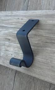 Forged Hand Made Ceiling Brackets Wood Pole Brackets 1 Each Etsy In 2020 Curtain Rod Brackets Single Curtain Rods Curtain Rods