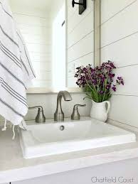 I have one also and have been afraid to try to. How To Build A Diy Farmhouse Bathroom Vanity Chatfield Court