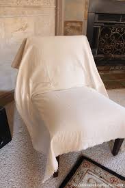 Slipcovering An Armless Accent Chair Confessions Of A Serial Do It Yourselfer Slipcovers For Chairs Armless Accent Chair Slipper Chair Slipcover