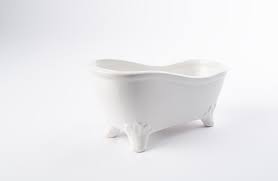 Shop with afterpay on eligible items. Decorative Mini Bath Tub White Ceramic 16x7x9cm Bathroom Accessories Alandeko