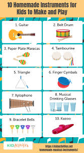 You can use an empty paper towel or toilet paper roll to make a horn for your kid to play with. 31 Homemade Instruments For Kids To Make Kid Activities