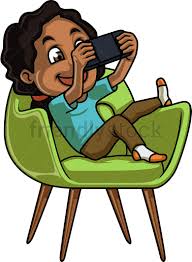 Maybe you would like to learn more about one of these? Black Girl Playing Video Games Cartoon Clipart Vector Friendlystock Cartoon Clip Art Playing Video Games Cartoon