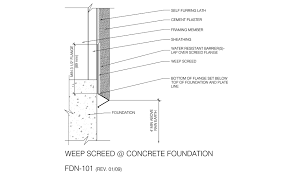 Maybe you would like to learn more about one of these? Waterproofing Detail Weep Screed 2016 05 06 Building Enclosure