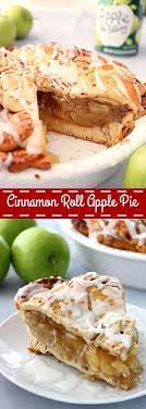 Cinnamon Roll Apple Pie Rezept Apfelkuchen Mit Zimt Apfel Rezepte Nachtisch Essen