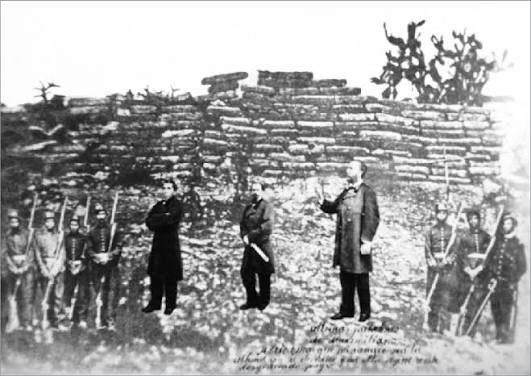 Photograph of Maximilian just before his execution. At the bottom of... | Download Scientific Diagram