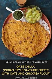 Oats Chilla Easy Indian Breakfast Recipe With Oats Recipe In 2020 Indian Breakfast Vegetarian Breakfast Recipes Instant Breakfast Recipe