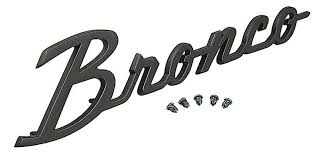 The first suv model developed by the company, five generations of the bronco were sold from the 1966 to 1996 model years. Ford Bronco Parts Emblems And Decals Exterior Emblems Classic