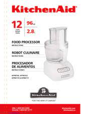 Assembling kitchenaid food processor or chopper the food processor work bowl and lid have a safety locking mechanism that must be properly assembled for the food processor to turn on. Kitchenaid Kfpw760 Manuals Manualslib