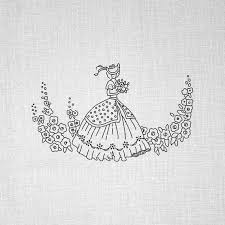 5 free hand embroidery patterns + resources for the modern needlework artist. Hand Embroidery Design Pdf Hand Embroidery Pattern Printable Sewing Hoop Art Vintage Reproduction Transfer Embroidery Pattern Crinoline Lady In 2021 Embroidery Patterns Paper Embroidery Hand Embroidery