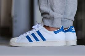 Adidas Superstar 80s Dark Royal Blue Eu Kicks Sneaker Magazine Adidas Superstar Blue Adidas Superstar Adidas Superstar 80s
