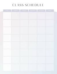 Using a weekly planner template to organize your time and manage your work more efficiently. Free Modern Class Schedule Template Customize With Picmonkey