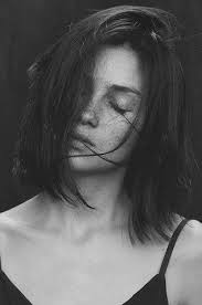 This is a textured, jawline length bob. Cute Beautiful Girls With Short Hair Sahara