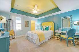 Echelon Interiors Bedroom Turquoise Yellow Bedroom Decor Yellow Bedroom