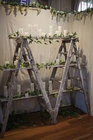 Melbourne Wedding Hire Companies Ladder Decor Rustic Wedding Decor Ladder