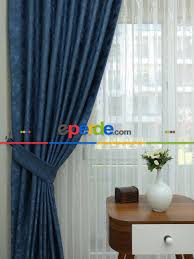 Lacivert Katyonik Jakar Fon Perde 2020 Fon Perdeler Perde Perdeler