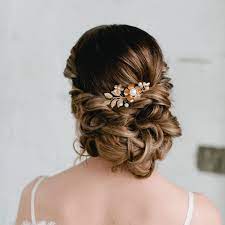 A loose hair style with the right flower crown. 35 Wedding Hairstyles For Brides With Long Hair