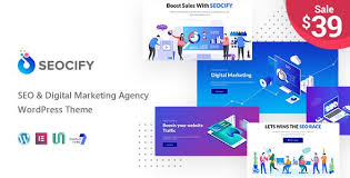Seocify Was Specially Created For Seo And Digital Marketing Agencies It Is Based On Elementor Seo Digital Marketing Digital Marketing Digital Marketing Agency