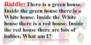 Riddles for adults are always necessary. There Was A Green House Riddle Answer Puzzle Paheliyan