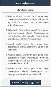 Oleh karena itu sangatlah penting dalam pemilihan nama, khususnya nama bayi perempuan. 1200 Daftar Arti Nama Bayi Perempuan Islam Dakwah Dalam Media