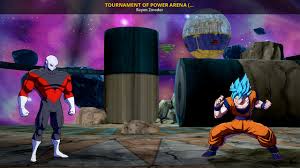 The legacy of goku ii was released in 2002 on game boy advance. Tournament Of Power Arena Damaged Purple Sky Dragon Ball Fighterz Mods